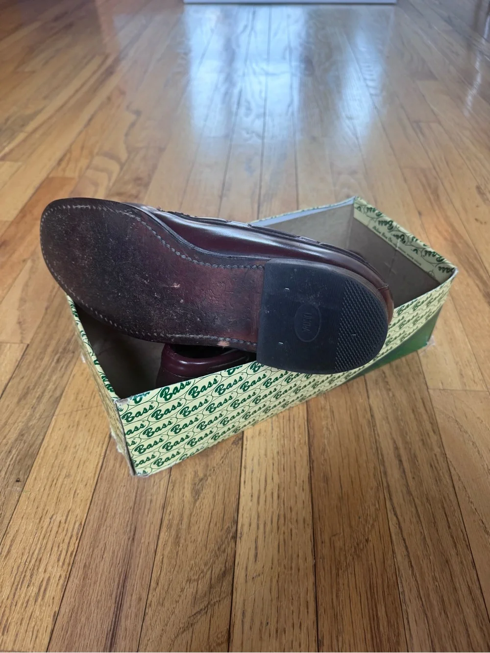 G.H. Bass & Co. Burgundy Leather Tassel Loafers